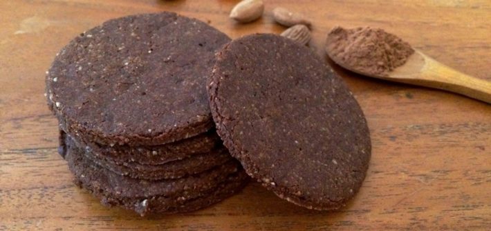 Sablés amande chocolat vegan et sans gluten