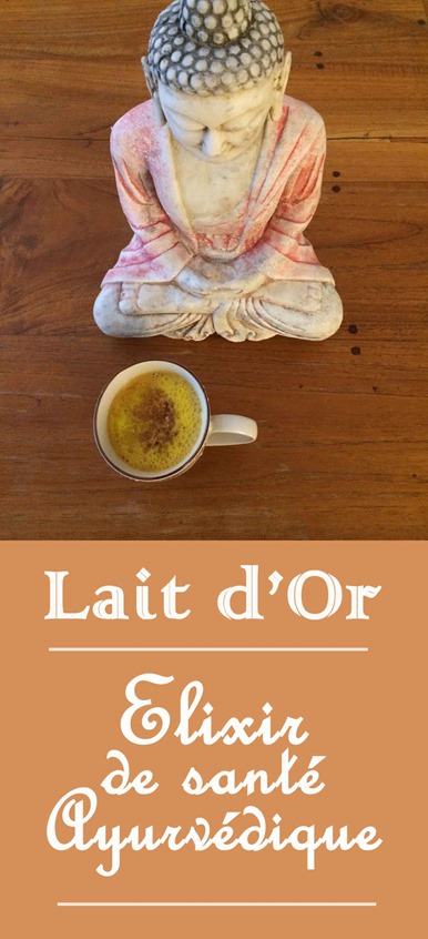 Lait d'Or  golden latte tumeric latte golden milk elixir de sante Pinterest